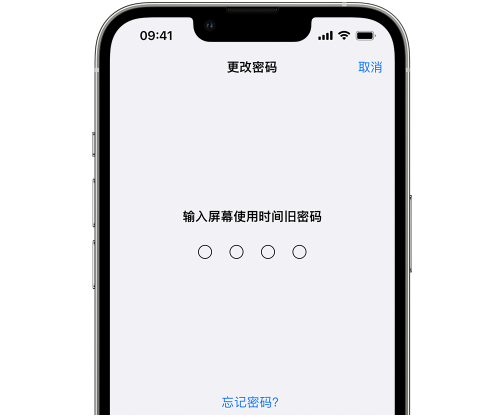 杨林尾镇iPhone屏幕维修分享iPhone屏幕使用时间密码忘记了怎么办 