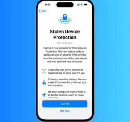 杨林尾镇苹果授权维修店分享被盗设备保护功能开启方法 
