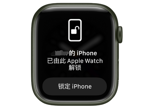 杨林尾镇苹果手机维修分享用 AppleWatch 解锁配备面容 ID 的 iPhone方法 