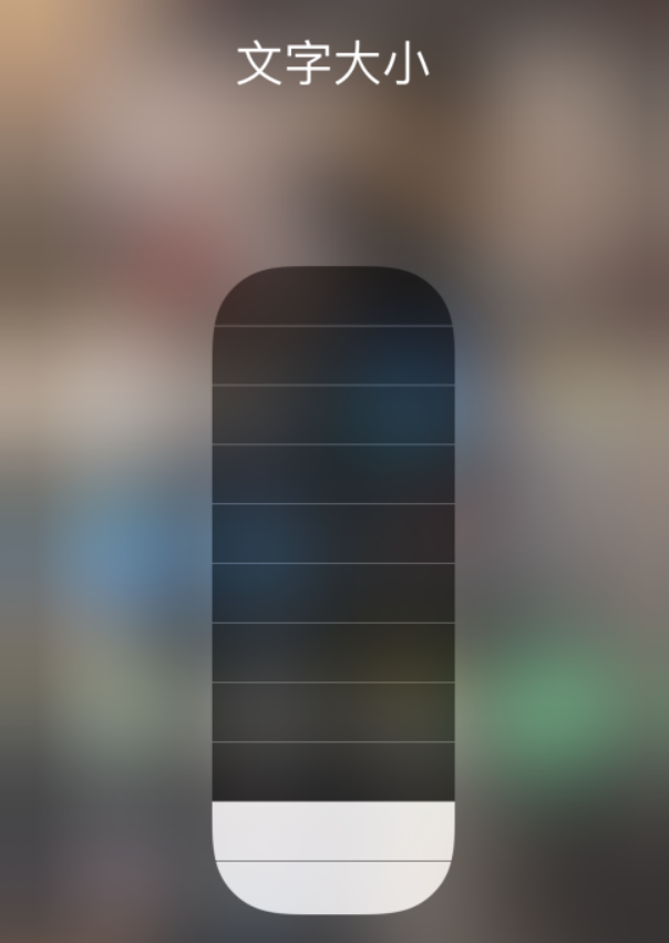 杨林尾镇苹果手机维修分享小技巧：在 iPhone 控制中心快速调节字体大小 