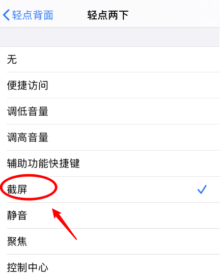 杨林尾镇苹果手机维修分享iPhone12如何启用双击截屏 